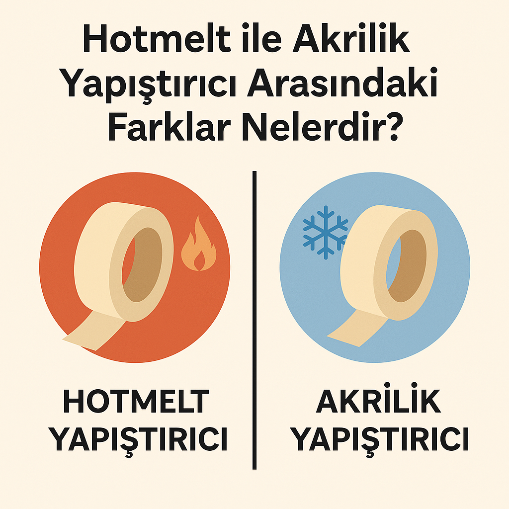 Hotmelt ile Akrilik Yapıştırıcı Arasındaki Farklar Nelerdir?