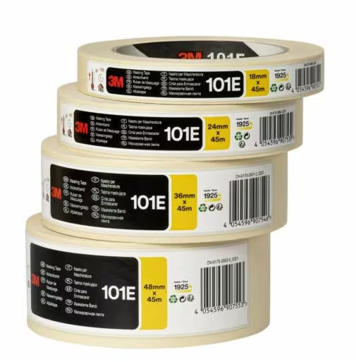 3M 101E 48mm x 25m Maskeleme Bandı 12 Adet – Güvenilir ve Çok Amaçlı Çözüm