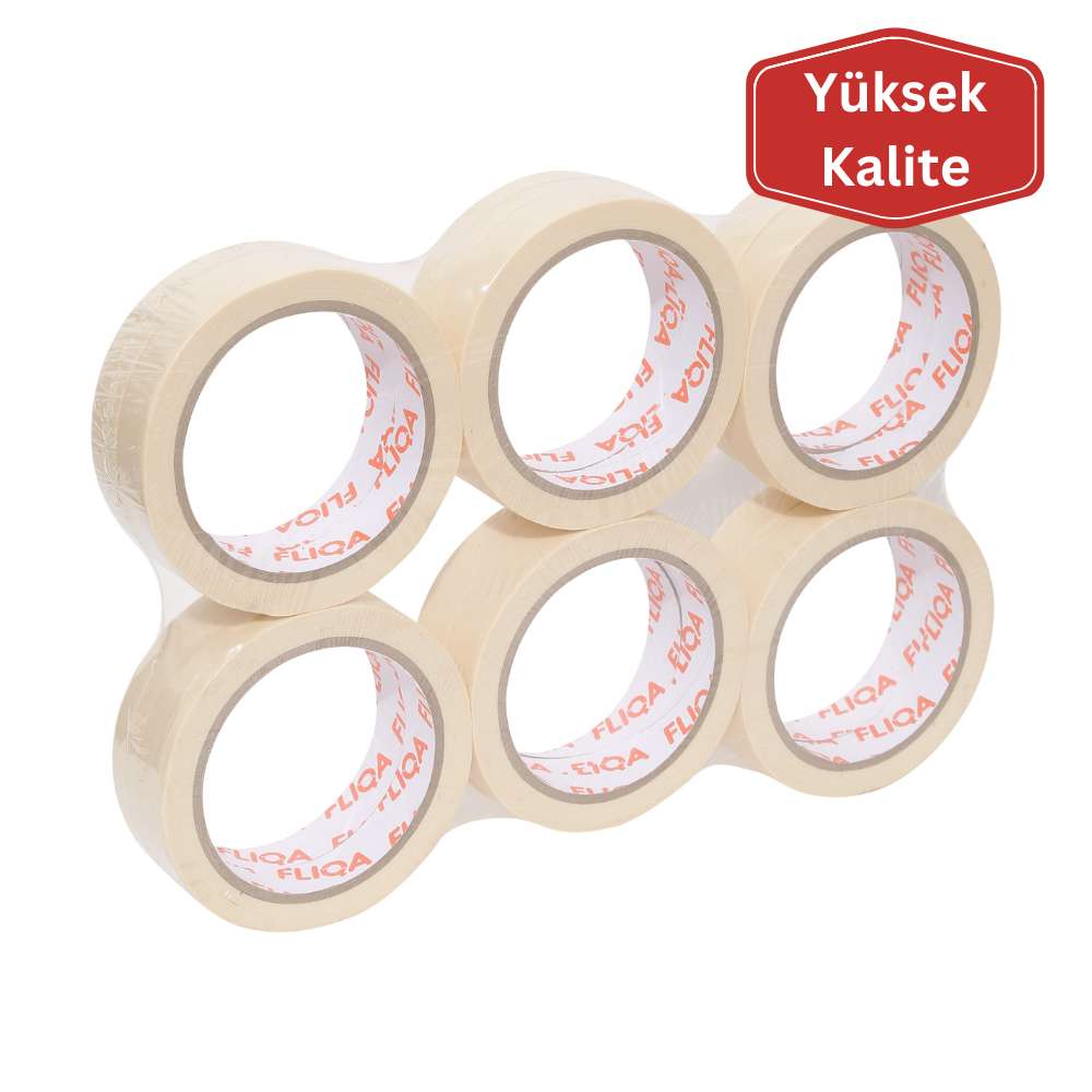 FLIQA Beyaz Maskeleme Bandı (48mm x 25m) / FT-1211