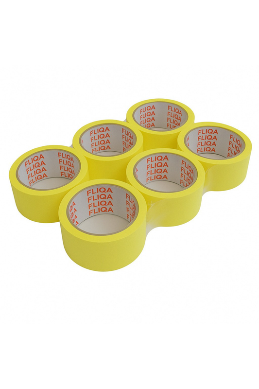 FT-1132 Sarı Maskeleme Bandı 24mm x 35m - Kağıt Bant / Boya Bandı