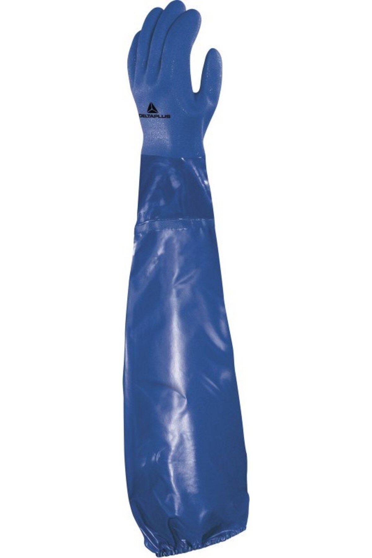 VE766 Kimyasal Koruyucu Eldiven – 62 cm Uzunluk, PVC Kaplama ile Üstün Koruma