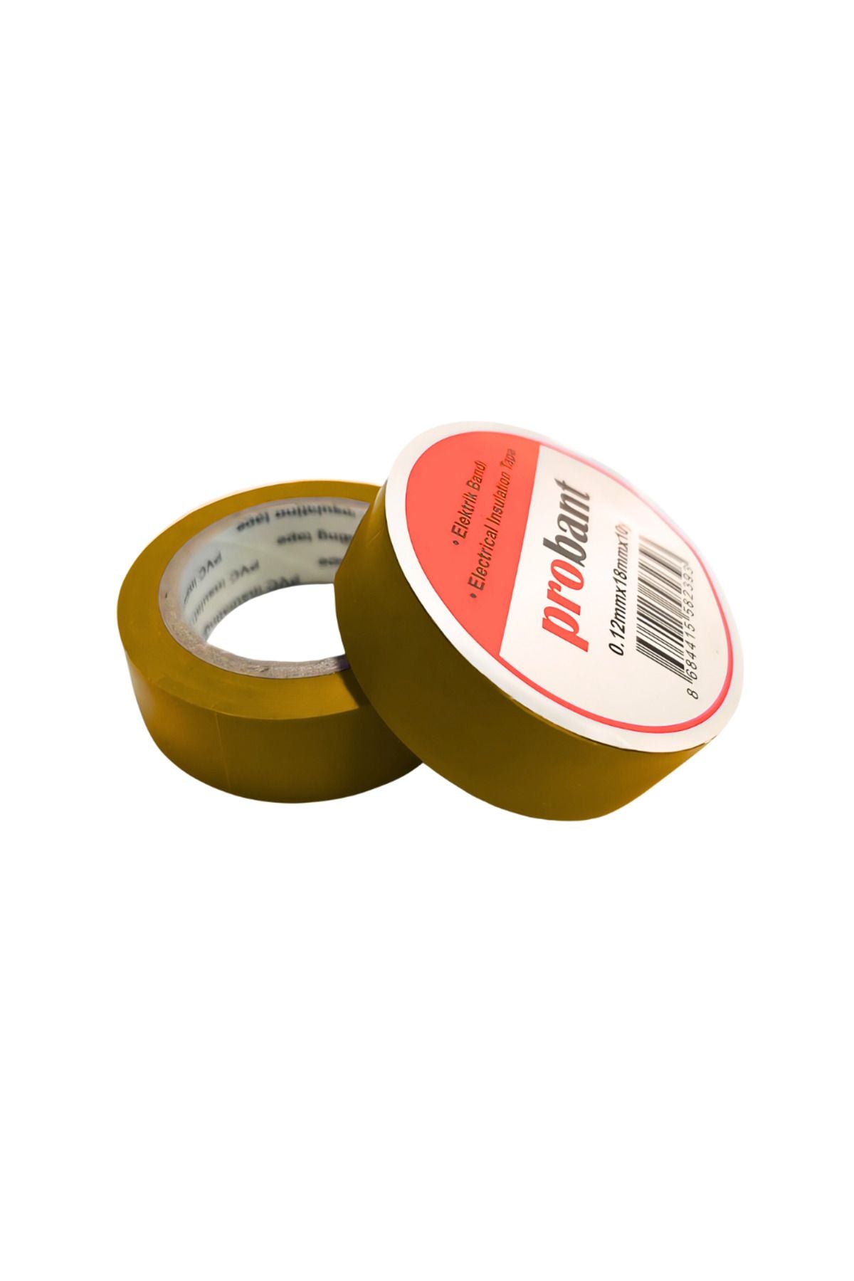 Probant PVC Sarı Elektrik Bandı 18mm x 9.1m - İzole Bant