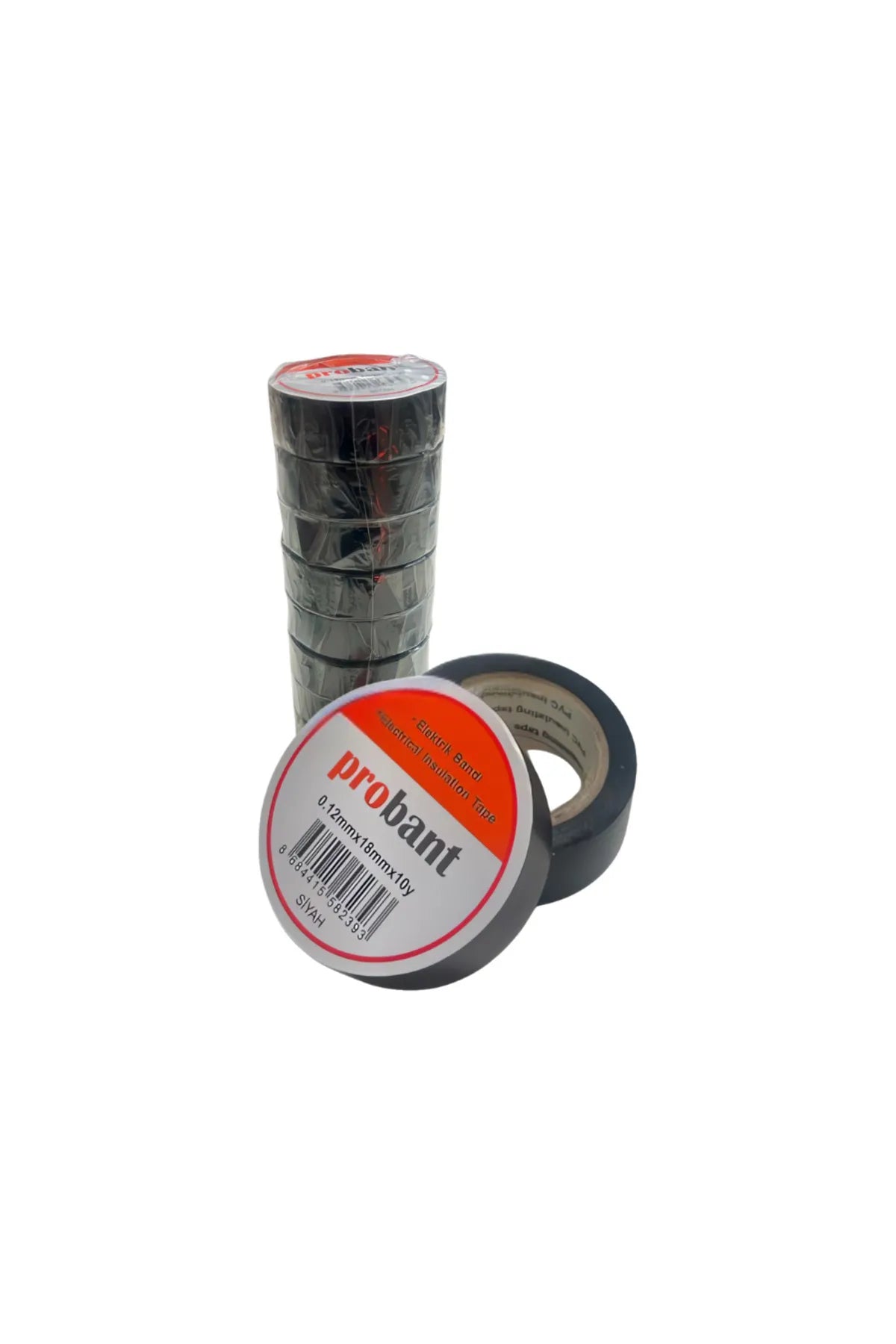 Probant PVC Siyah Elektrik Bandı 18mm x 9.1m - İzole Bant