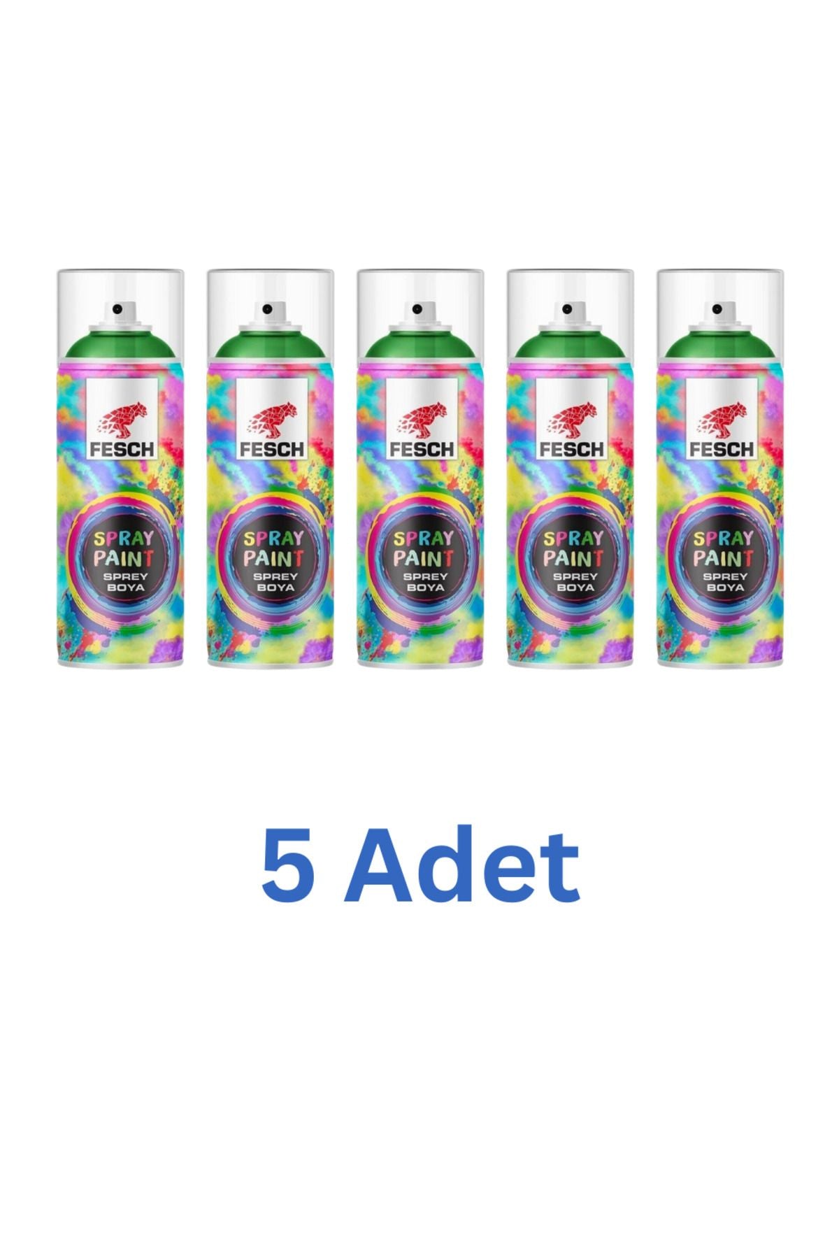 Sprey Boya RAL 3020 Trafik Kırmızı 400 ml - 5 Adet